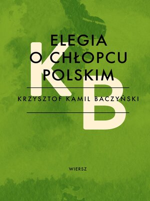 cover image of Elegia o chłopcu polskim
